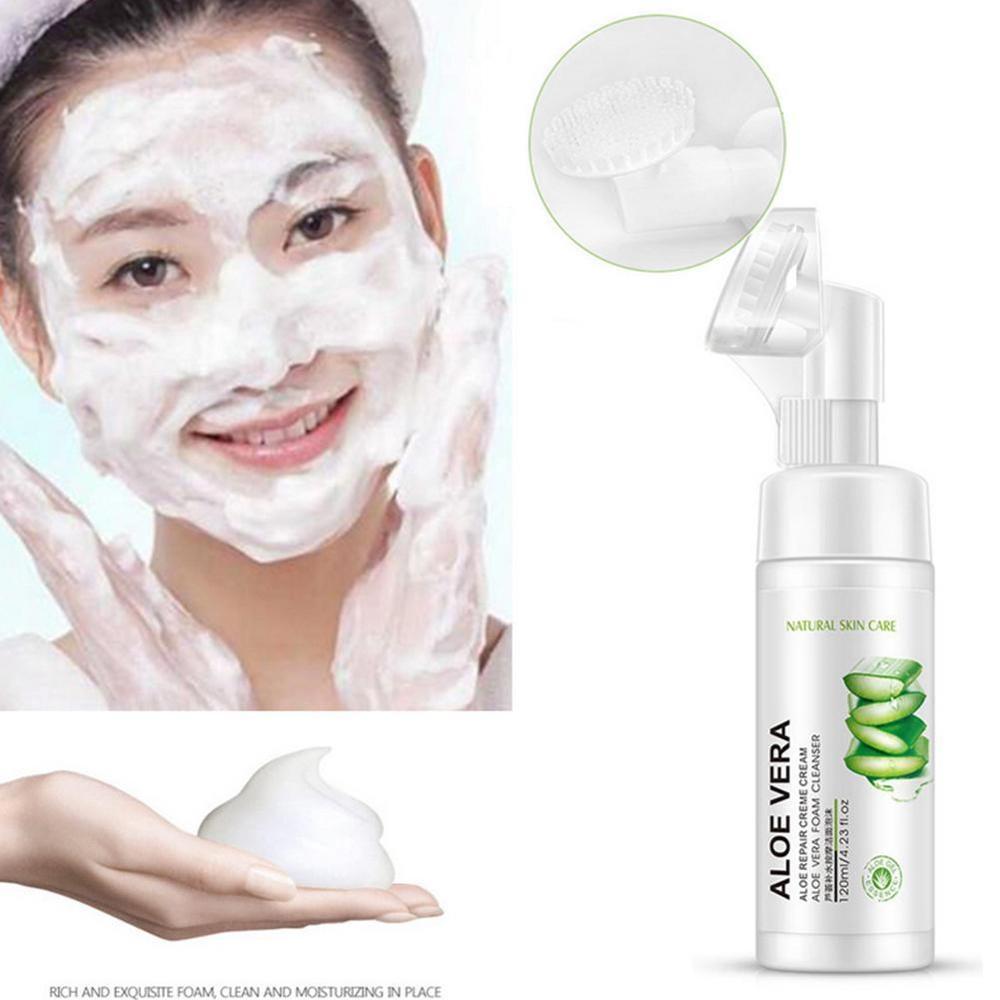 Aloe Vera Hydrating Massage Foaming Cleanser | 120ml Face Wash