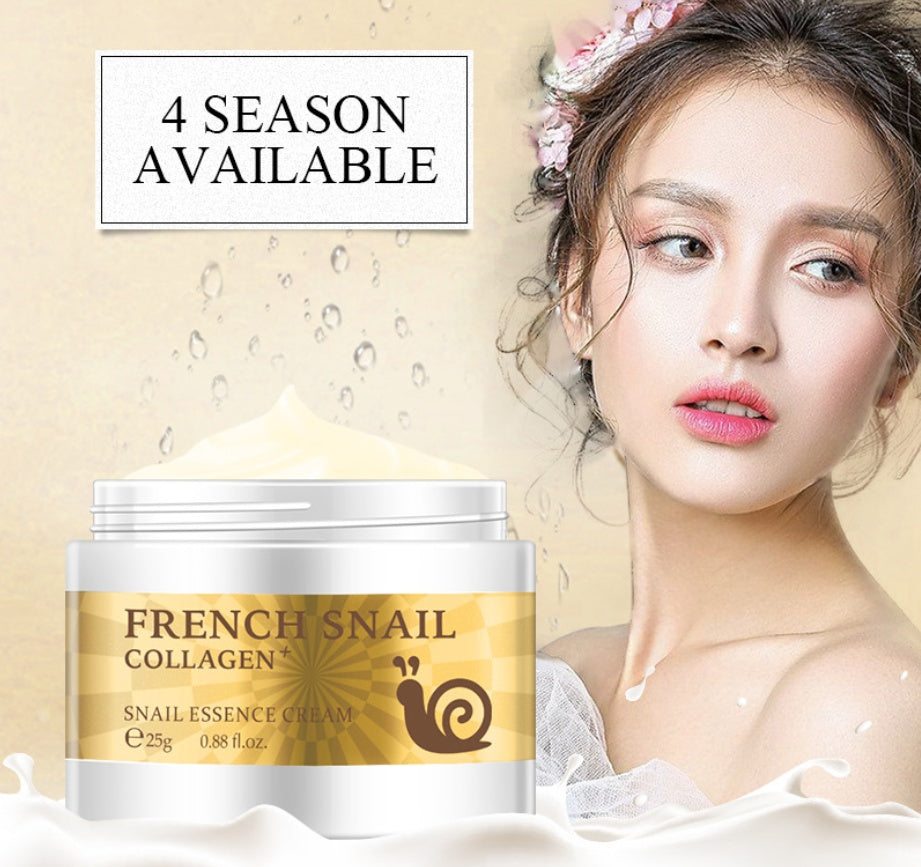 Snail Collagen Cream | Hyaluronic Acid & Vitamin C Anti-Aging Face Cream