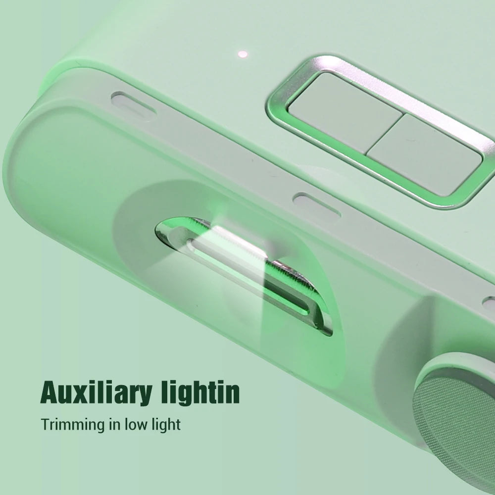 Electric Nail Clipper with LED – Safe Auto Nail Trimmer for all