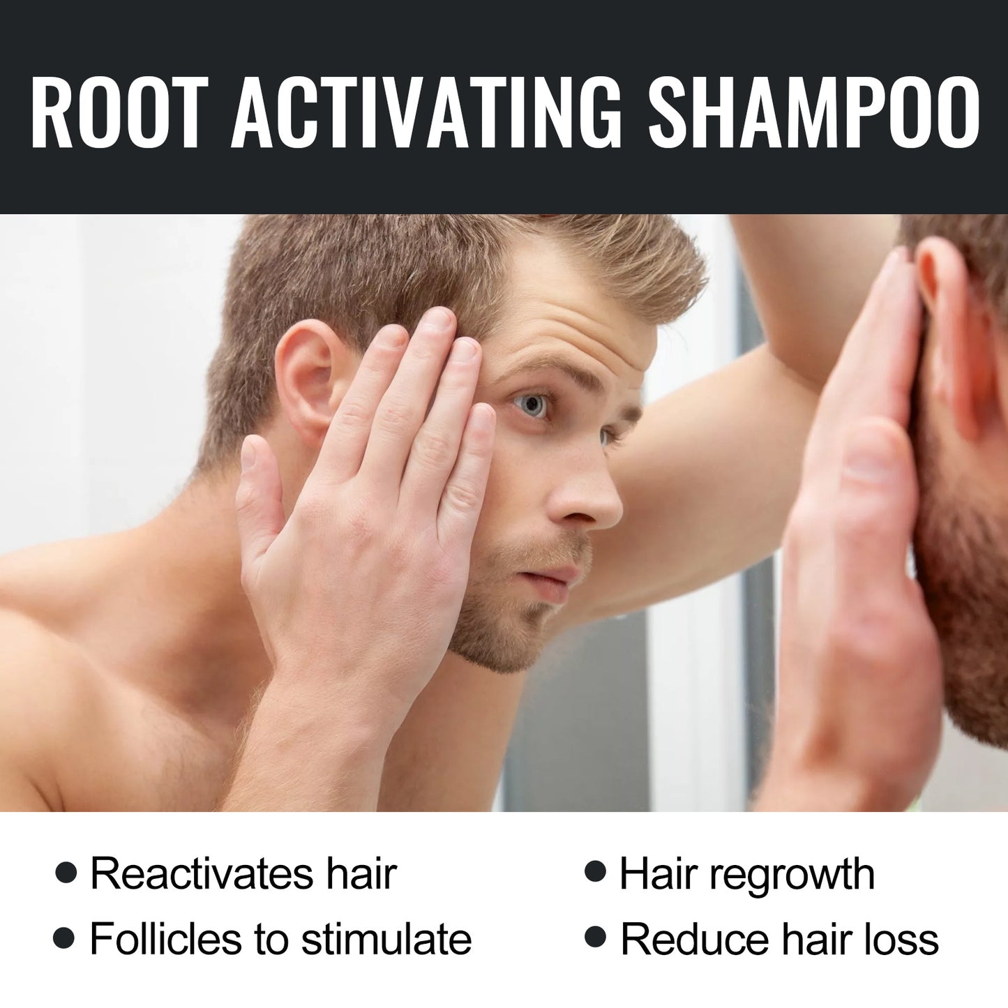 Root Activator Hair Regrowth Shampoo – Natural Thickening & Nourishing Formula