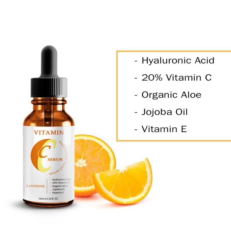 Vitamin C & Hyaluronic Acid Facial Serum –Anti-Aging Moisturizer