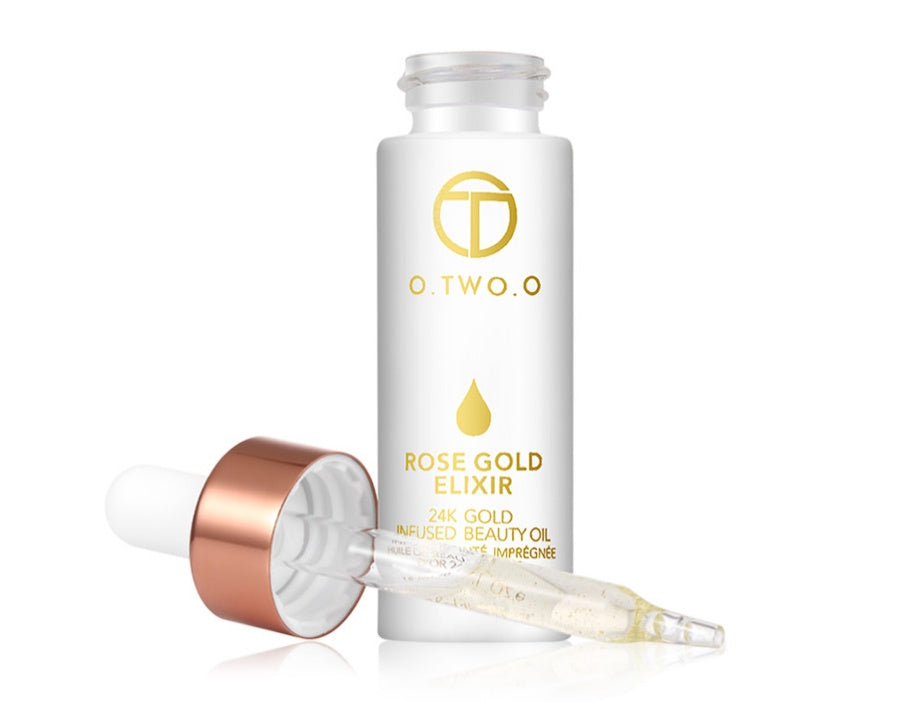 24K Rose Gold Elixir | Hydrating Face Oil & Anti-Aging Primer