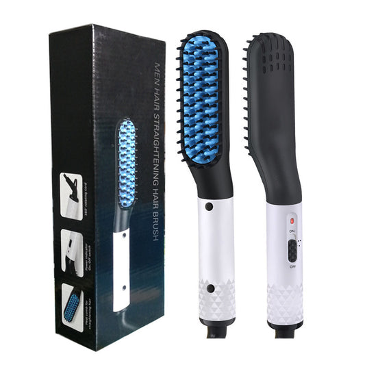 Multifunctional Hair Straightener Comb – Beard & Hair Styling Brush for Men