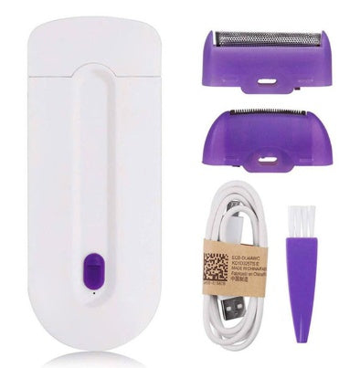 Rechargeable Electric Hair Removal Device – Painless Laser Shaver