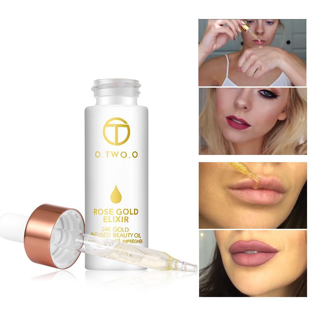 24K Rose Gold Elixir | Hydrating Face Oil & Anti-Aging Primer