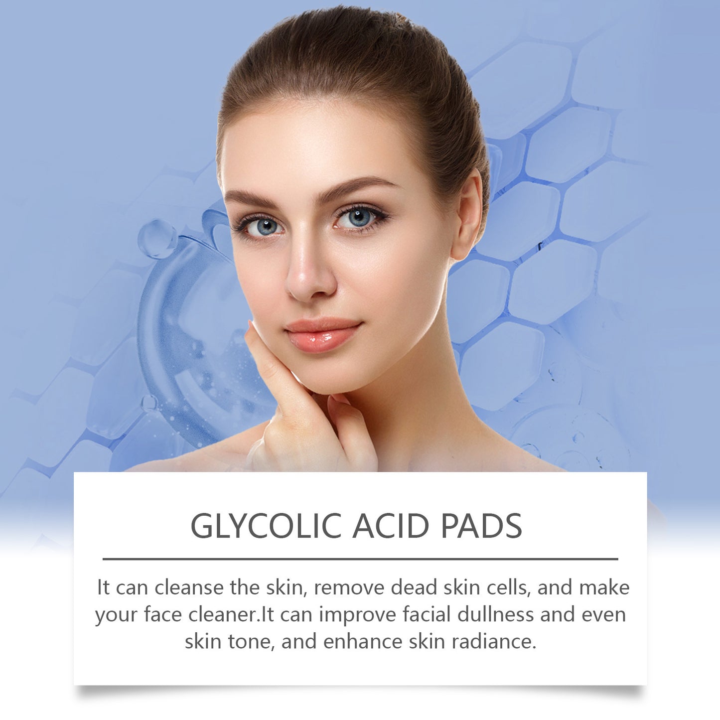 Glycolic Acid Skin Rejuvenation Cotton Cloth Deep Cleansing Of Facial Skin