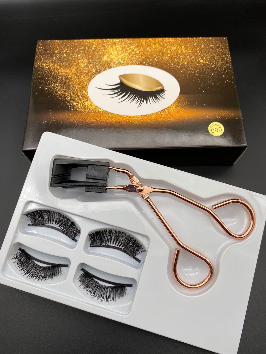 Quantum Magnetic Eyelashes Set – Natural Lashes with Magnetic Liner