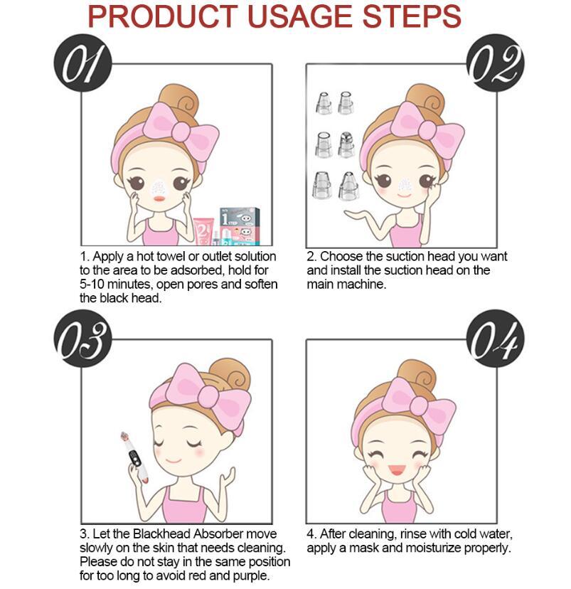 USB Electric Blackhead Remover – Visual Pore Cleaner with LED Display