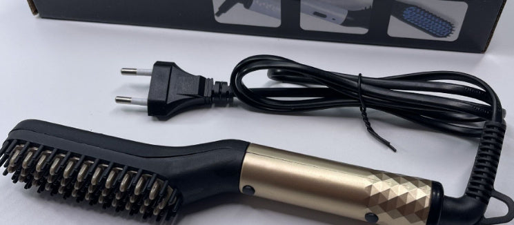 Multifunctional Hair Straightener Comb – Beard & Hair Styling Brush for Men