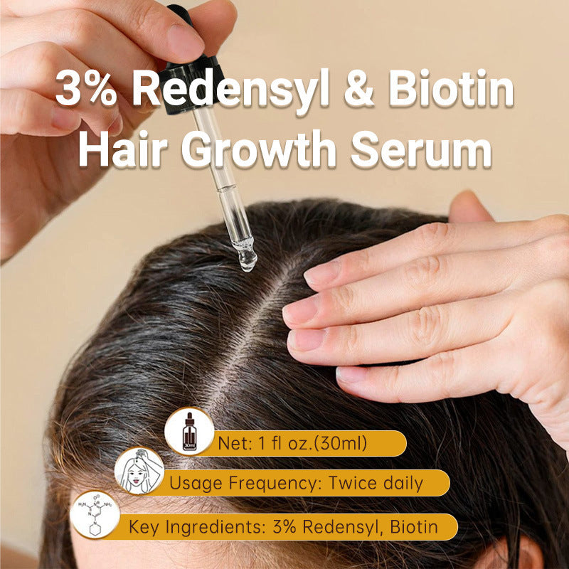 Biotin & Rosemary Hair Growth Oil – Strengthens, Thickens Hair Naturally