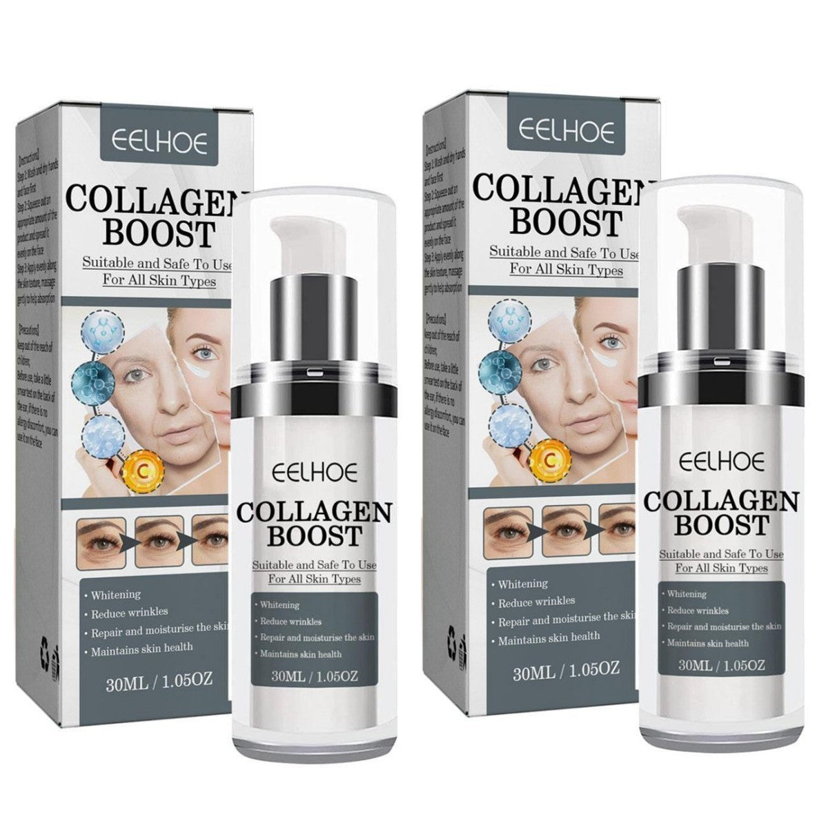 Collagen Anti-Wrinkle Cream – Skin Tightening, Whitening & Hydrating Face
