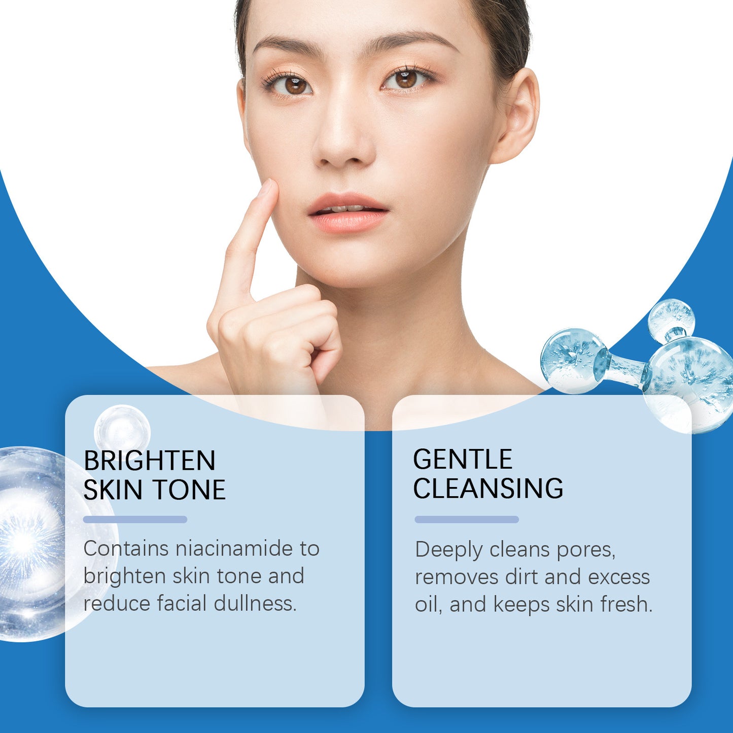 Glycolic Acid Skin Rejuvenation Cotton Cloth Deep Cleansing Of Facial Skin