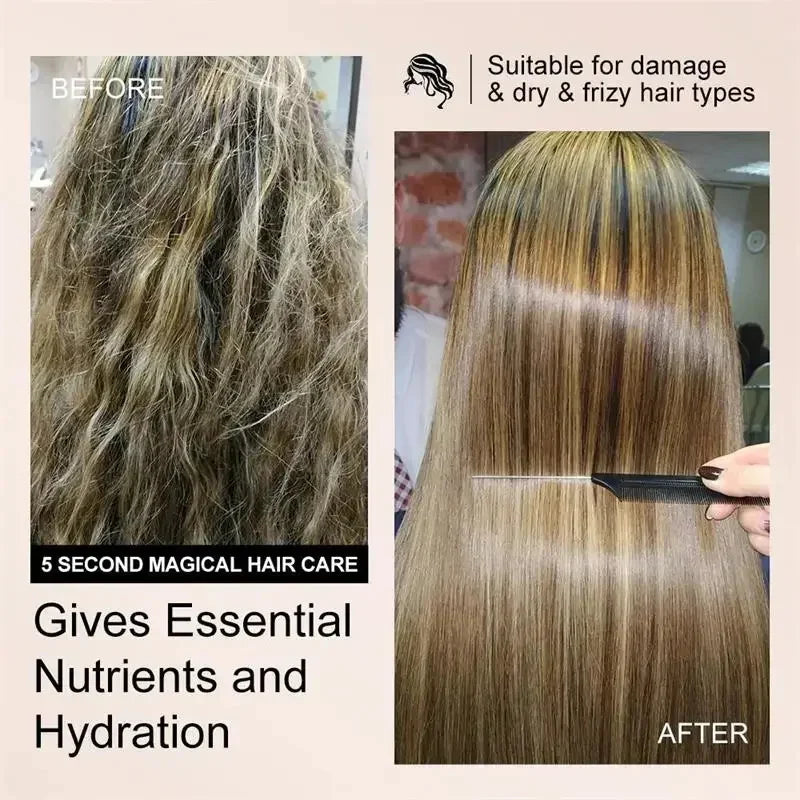 Keratin Hair Mask, Deep Repair Treatment for Dry, Damaged, Frizzy Hair