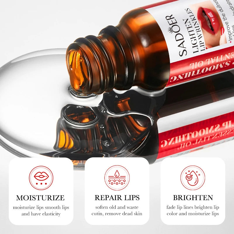 Lip Booster Plumping Serum Oil with Hyaluronic Acid – Moisturizing Oil