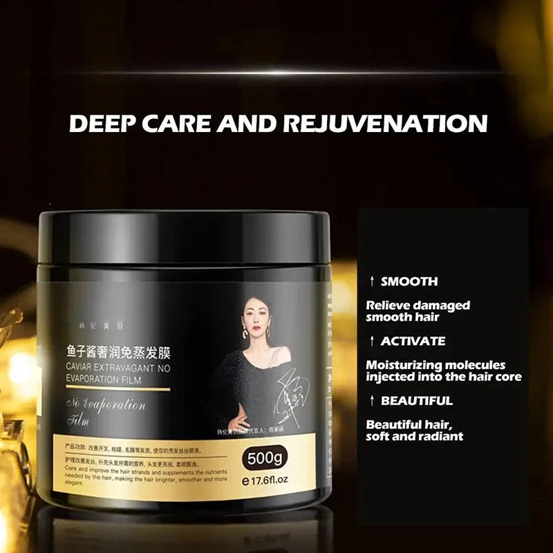 Keratin Hair Mask, Deep Repair Treatment for Dry, Damaged, Frizzy Hair