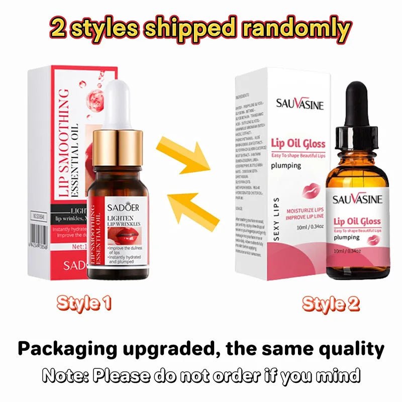 Lip Booster Plumping Serum Oil with Hyaluronic Acid – Moisturizing Oil