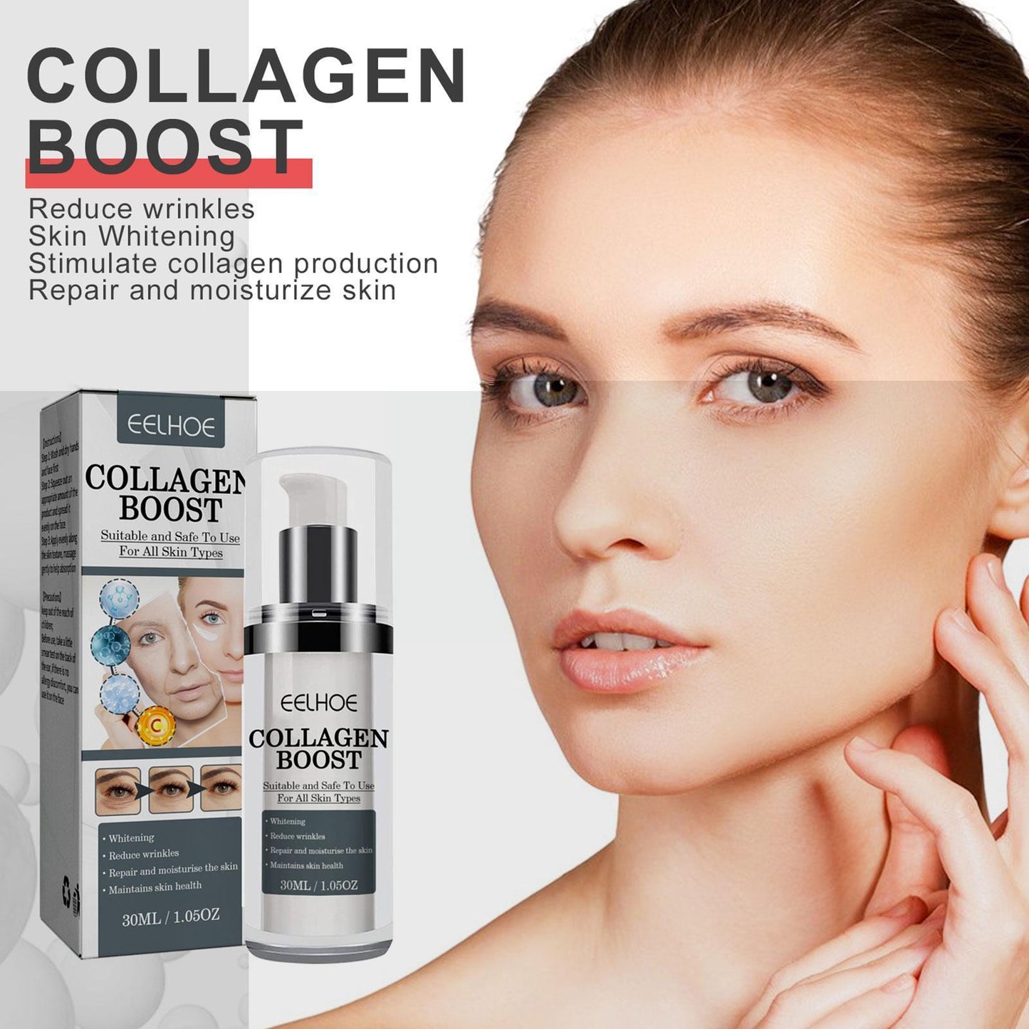Collagen Anti-Wrinkle Cream – Skin Tightening, Whitening & Hydrating Face
